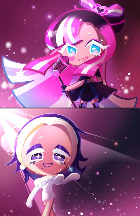 Shining glitter Cookie x Black Lemonade Cookie. versión Alien Stage ...