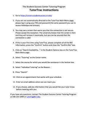 Fillable Online studentsuccess vt pdf instructions. - Student Success ...