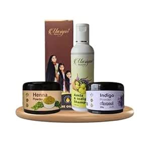 Premature Greying Combo Pack. MARIYAS HAIR OIL 200ml + Amla Indigo ...
