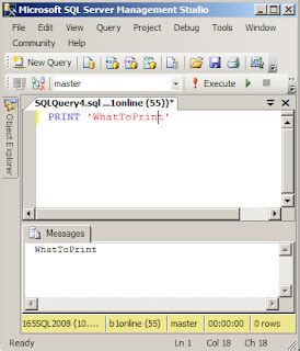 SQL Print 的图像结果