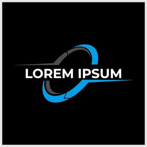 Blue Half Circle Logo