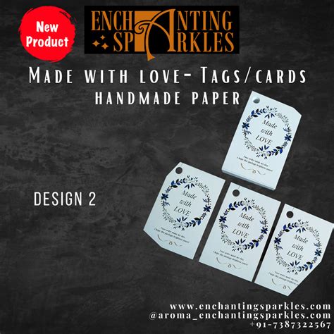 Eco Friendly "Made with Love" Packing Cards / Tags – EnchantingSparkles