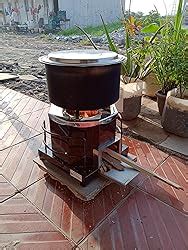 Agneekaa Ecomini Biomass Cooking Stove, Smokeless Chulha/Stove for ...