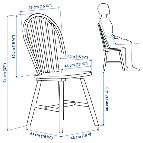 SKOGSTA chair, black - IKEA