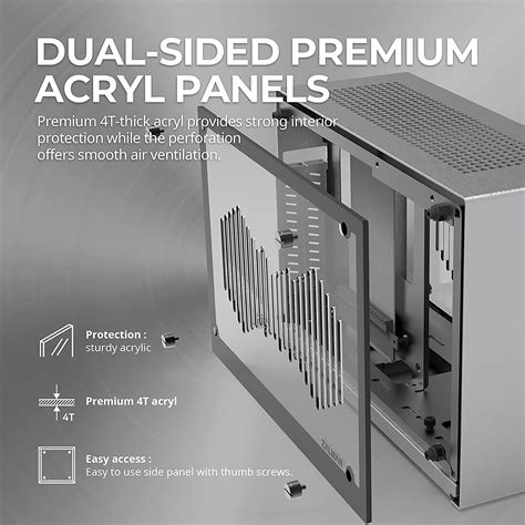 Buy Zalman M2 Mini ITX Case w/ PCIe Riser, Brushed Aluminum Small Form ...