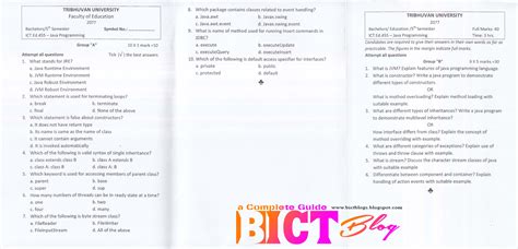 Image result for Programming in Java 5th Sem Question Paper