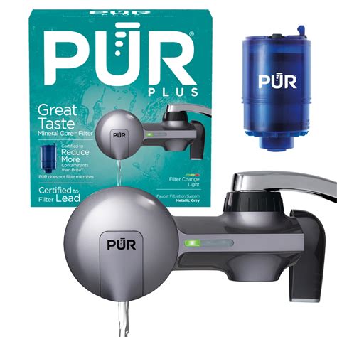 Snapklik.com : PUR Plus Horizontal Faucet Mount Filtration System
