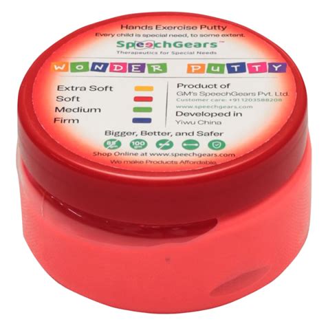 Buy SpeechGears WONDER PUTTY RED(100gm) | Exercise Material for Hand ...