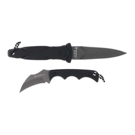 Smith & Wesson Knife Boot/Karambit Neck Knife Set - Fin Feather Fur ...
