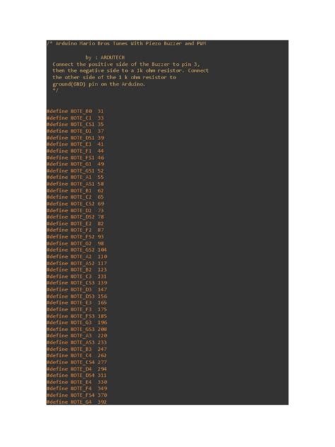 Image result for Mario Theme Arduino