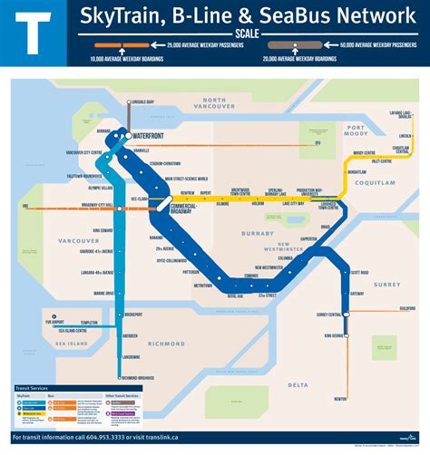Transit Maps: Infographic: Passenger Volumes in Vancouver, BC by u ...