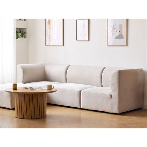 Emilia Modulsofa in Beige, 3 Module L: 243 x T: 79 x H: 72 cm ...