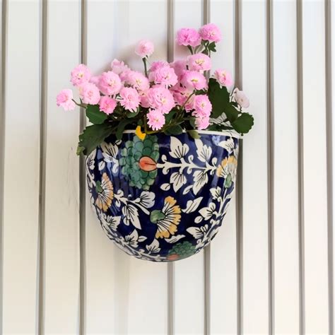 Mumtaz Ceramic Wall Hanging - Blue – JASMEY HOMES