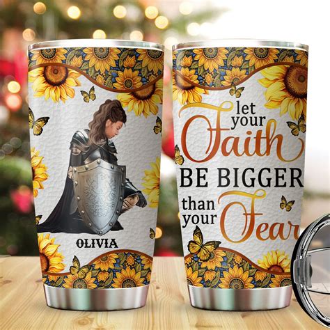 Personalized Woman Warrior Of God Let Your Faith Be Bigger Than Your ...