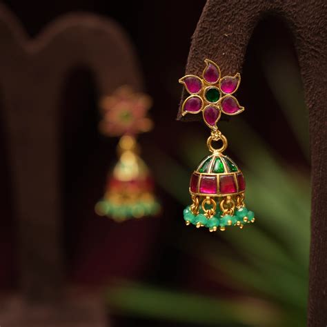 Gold Plated 925 Silver Jhumka Earrings @ ₹3,500 | Free Delivery