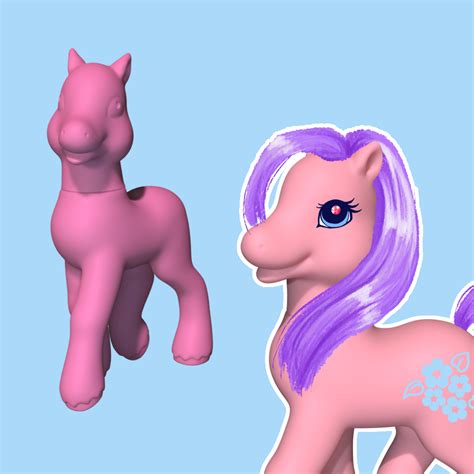 🐉 My Little Pony generation 2 3D model Replica - Morning Glory・ STL ...