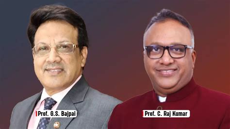 Prof. G.S. Bajpai, Prof. C. Raj Kumar Conferred 2nd Prof. (Dr.) S.R ...