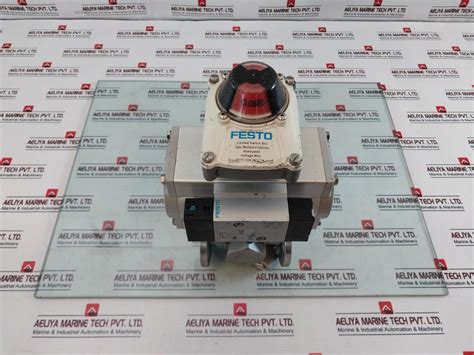 Festo DFPD-80-RP-90-RD-F0507 Rotary Actuator W/ Solenoid Valve, Switch ...
