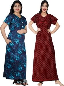 INDIAN CRAFT CASTLE Women Nighty Set - Buy INDIAN CRAFT CASTLE Women ...