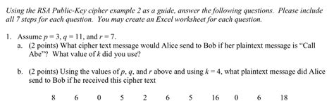 Image result for RSA Ciphertext Example