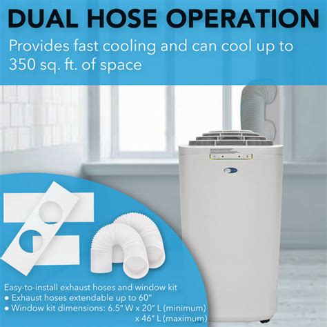 ARC-110WD Portable Dual Hose Air Conditioner | Whynter