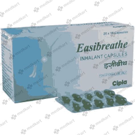 EASIBREATHE INHALANT CAPSULE 10'S Price, Uses, Side Effects ...