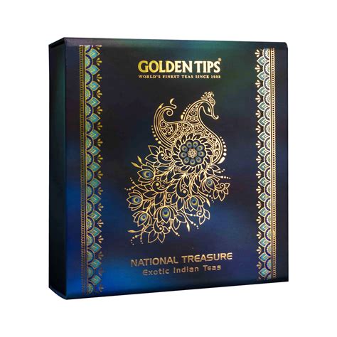 National Treasure Exotic Indian Herbal Tea Box – Golden Tips Tea (India)