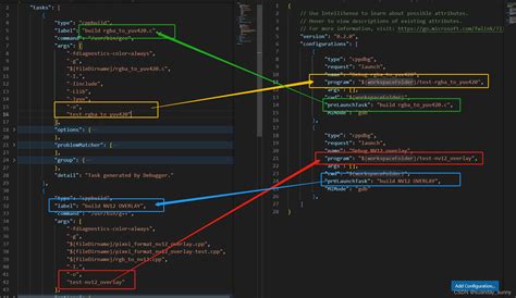 Launch JSON vs Code 的图像结果