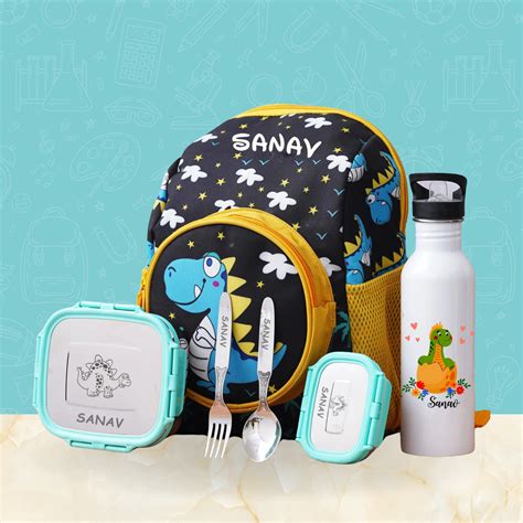 Nursery Kids Bag Combo - Dinosaur theme – LittleNods