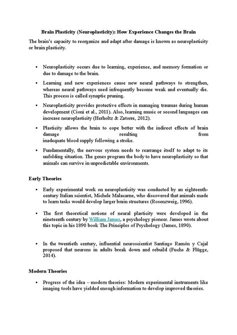 Brain Plasticity - N/A - Brain Plasticity (Neuroplasticity): How ...