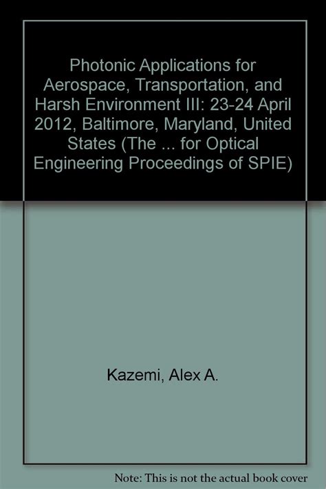 Buy Photonic Applications for Aerospace, Transportation, and Harsh ...