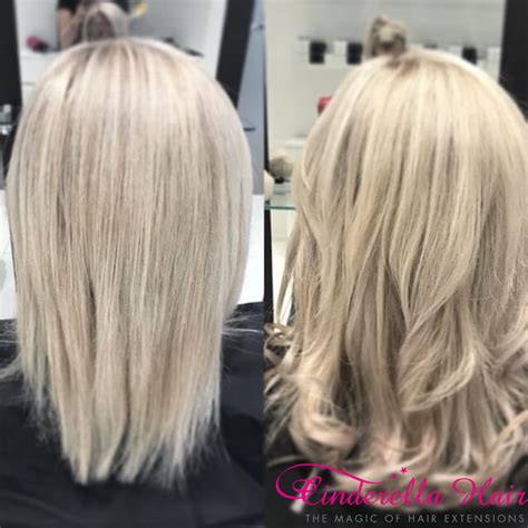 Cinderella Hair Extensions Before & After - Scandi Blonde - Cinderella Hair