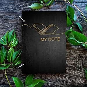 DI-KRAFT Refillable Ring Lock Wooden (MDF) Cover Note Book Printed ...