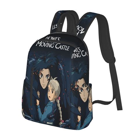 14.7in Howls Moving Castle Fire Backpack Lightweight Backpack Large ...