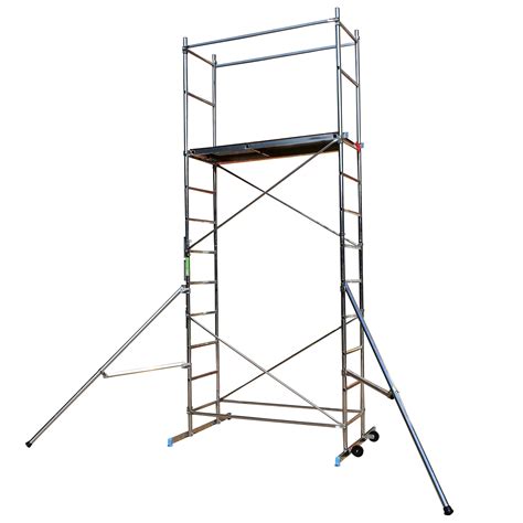 5m Diy Aluminium Scaffold Tower Towers With 2 Outriggers | Desertcart INDIA
