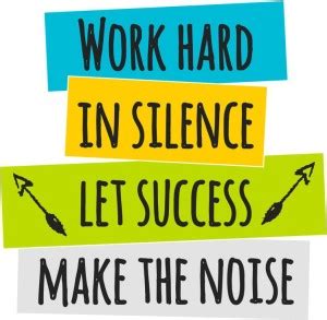 KD work hard in Sticker Poster|Motivational Paper Print - Quotes ...