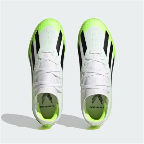 adidas X Crazyfast.3 Turf Boots - White | adidas India