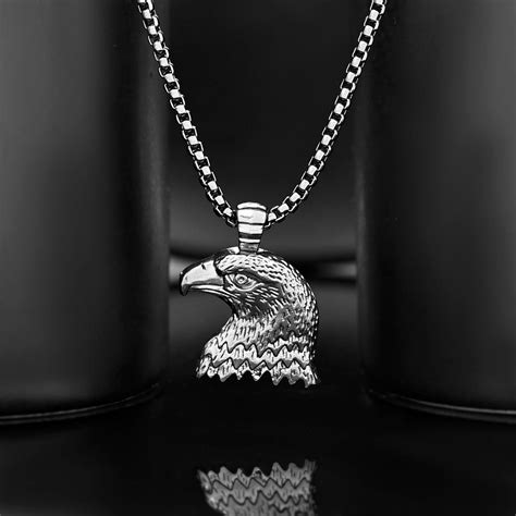 Eclipse Majestic Eagle Black Mens Pendant – VOYLLA