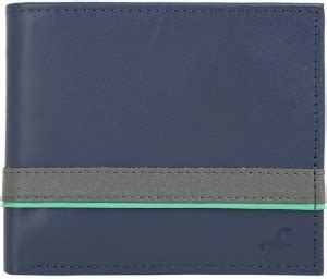 Fastrack Men Casual Blue Genuine Leather Card Holder Blue - Price in ...