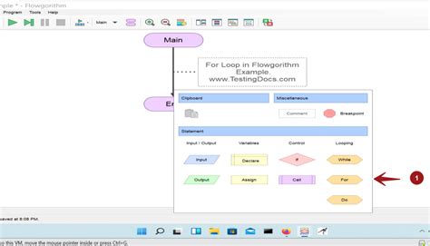 Flowgorithm Looping Example 的图像结果