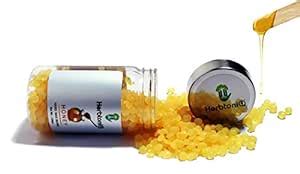 Herbtoniq Hair Removal Depilatory Hard Wax Beans (120 Gms) (Honey ...