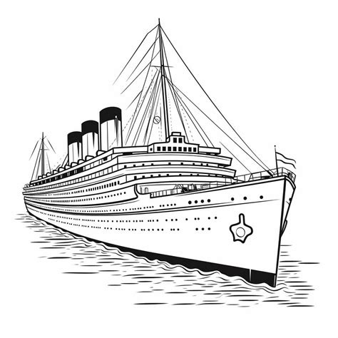 Titanic Printable Coloring Pages