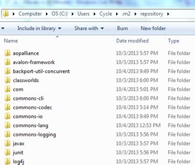 Image result for Maven Specify Local Repository