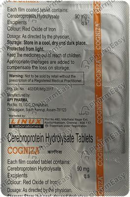 Cognizac 90 MG Tablet (10): Uses, Side Effects, Price & Dosage | PharmEasy