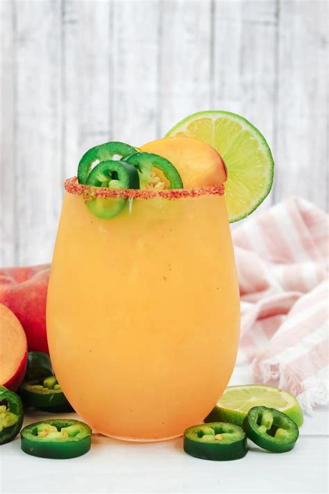 Spicy Peach Margarita - Life Love Liz