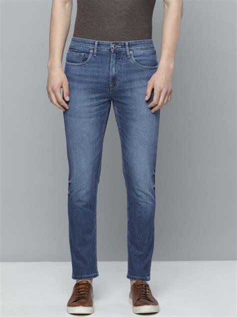 Flying Machine Men Slim Tapered Fit Mid Rise Light Fade Stretchable ...