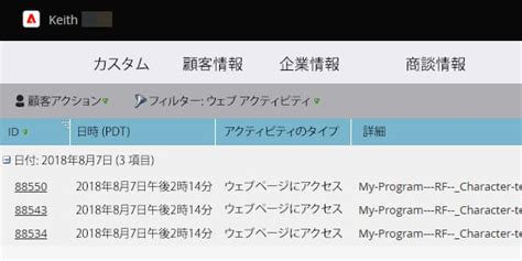 閲覧された web ページ、web ページアクティビティレポート | Adobe Marketo Engage