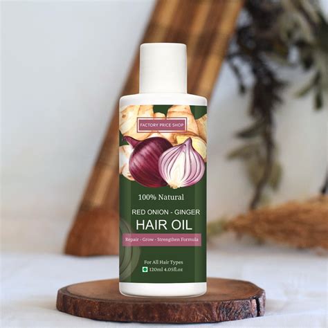 Onion Ginger Hair Oil | Boost Growth & Control Hair Fall – Factory ...