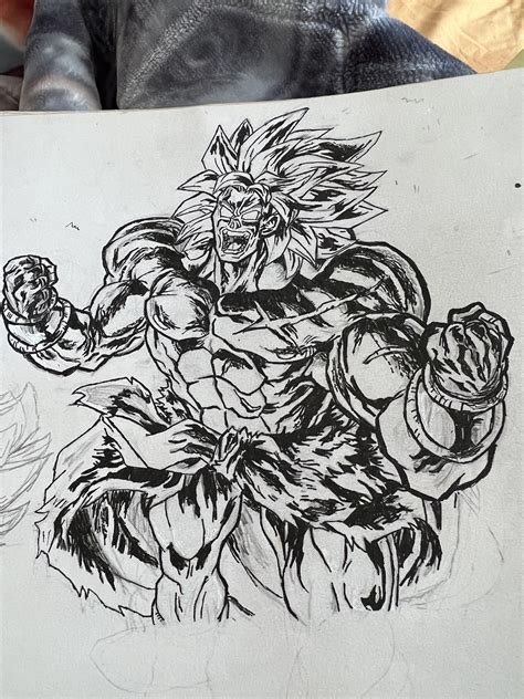 Broly Drawing