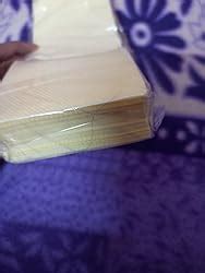 Makeup Mania 140 Pcs Large Waxing Strips, Non-Woven Hair Removal Plain ...